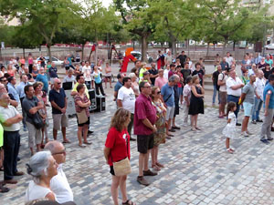 11 de setembre 2017. Acte previ al Jardí de la Infància