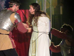 600 aniversari de la nau &uacute;nica de la Catedral de Girona. Representaci&oacute; de la Consueta de Sant Jordi cavaller