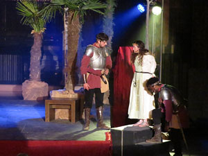 600 aniversari de la nau &uacute;nica de la Catedral de Girona. Representaci&oacute; de la Consueta de Sant Jordi cavaller