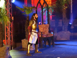 600 aniversari de la nau &uacute;nica de la Catedral de Girona. Representaci&oacute; de la Consueta de Sant Jordi cavaller