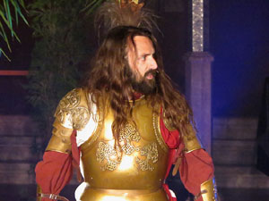 600 aniversari de la nau &uacute;nica de la Catedral de Girona. Representaci&oacute; de la Consueta de Sant Jordi cavaller