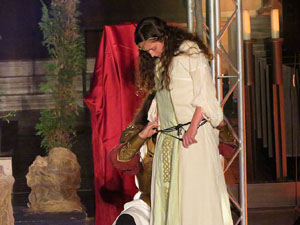 600 aniversari de la nau &uacute;nica de la Catedral de Girona. Representaci&oacute; de la Consueta de Sant Jordi cavaller