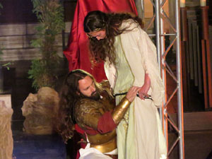 600 aniversari de la nau &uacute;nica de la Catedral de Girona. Representaci&oacute; de la Consueta de Sant Jordi cavaller