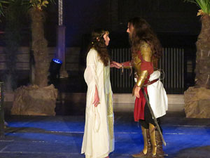 600 aniversari de la nau &uacute;nica de la Catedral de Girona. Representaci&oacute; de la Consueta de Sant Jordi cavaller