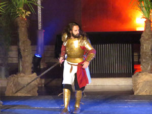 600 aniversari de la nau &uacute;nica de la Catedral de Girona. Representaci&oacute; de la Consueta de Sant Jordi cavaller