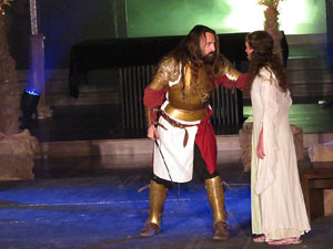 600 aniversari de la nau &uacute;nica de la Catedral de Girona. Representaci&oacute; de la Consueta de Sant Jordi cavaller