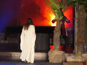 600 aniversari de la nau &uacute;nica de la Catedral de Girona. Representaci&oacute; de la Consueta de Sant Jordi cavaller