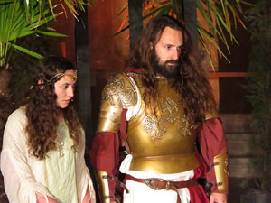 600 aniversari de la nau &uacute;nica de la Catedral de Girona. Representaci&oacute; de la Consueta de Sant Jordi cavaller