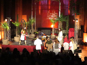 600 aniversari de la nau &uacute;nica de la Catedral de Girona. Representaci&oacute; de la Consueta de Sant Jordi cavaller