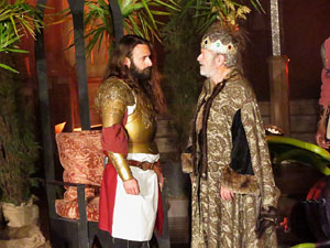 600 aniversari de la nau &uacute;nica de la Catedral de Girona. Representaci&oacute; de la Consueta de Sant Jordi cavaller