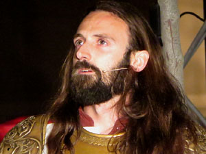 600 aniversari de la nau &uacute;nica de la Catedral de Girona. Representaci&oacute; de la Consueta de Sant Jordi cavaller