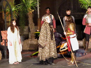 600 aniversari de la nau &uacute;nica de la Catedral de Girona. Representaci&oacute; de la Consueta de Sant Jordi cavaller