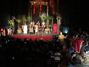 600 aniversari de la nau &uacute;nica de la Catedral de Girona. Representaci&oacute; de la Consueta de Sant Jordi cavaller