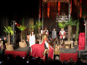 600 aniversari de la nau &uacute;nica de la Catedral de Girona. Representaci&oacute; de la Consueta de Sant Jordi cavaller