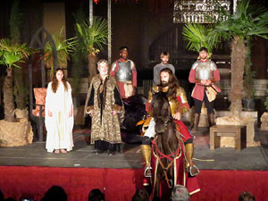 600 aniversari de la nau &uacute;nica de la Catedral de Girona. Representaci&oacute; de la Consueta de Sant Jordi cavaller