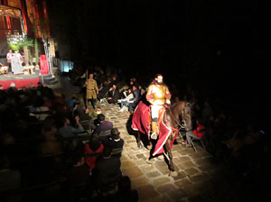 600 aniversari de la nau &uacute;nica de la Catedral de Girona. Representaci&oacute; de la Consueta de Sant Jordi cavaller