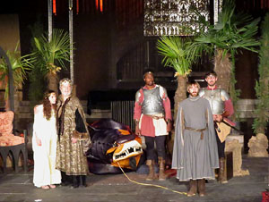600 aniversari de la nau &uacute;nica de la Catedral de Girona. Representaci&oacute; de la Consueta de Sant Jordi cavaller