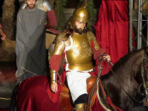 600 aniversari de la nau &uacute;nica de la Catedral de Girona. Representaci&oacute; de la Consueta de Sant Jordi cavaller
