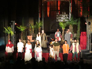 600 aniversari de la nau &uacute;nica de la Catedral de Girona. Representaci&oacute; de la Consueta de Sant Jordi cavaller