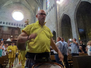 Corpus 2017 a Girona. El ball de l'Àliga a la Catedral de Girona