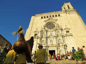 Corpus 2017 a Girona. La processó des de la Catedral a la basílica de Sant Feliu de Girona
