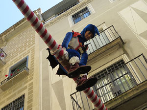 Festes de Primavera de Girona 2017. Penjada del Tarl&agrave;. El preg&oacute;