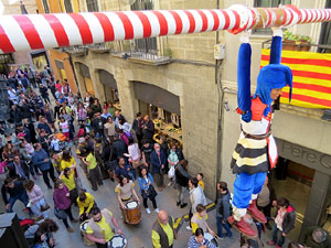 Festes de Primavera de Girona 2017. Penjada del Tarl&agrave;. El preg&oacute;