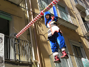Festes de Primavera de Girona 2017. Penjada del Tarl&agrave;. El preg&oacute;