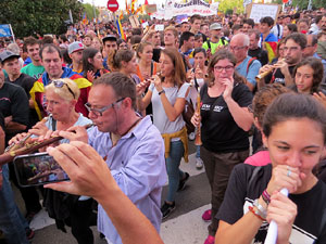 Manifestaci&oacute; 'Rep&uacute;blica!' pels carrers de la ciutat i el Parc de la Devesa