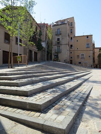 Vista actual de la plaça
