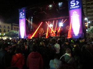 Festival Strenes 2017. Concert de Gossos a la plaça Catalunya amb temes del seu nou àlbum Zènit