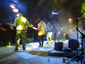 Festival Strenes 2017. Actuació del grup The Cuit's a la plaça de Santa Susanna del Mercadal