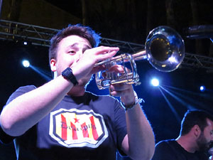 Festival Strenes 2017. Actuació del grup The Cuit's a la plaça de Santa Susanna del Mercadal