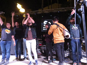 Festival Strenes 2017. Actuació del grup The Cuit's a la plaça de Santa Susanna del Mercadal