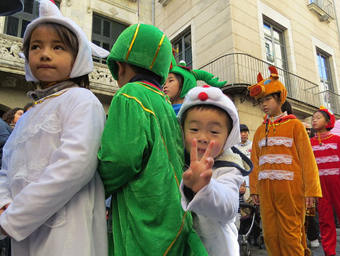 Nens disfressats dels animals de l'horòscop xinès
