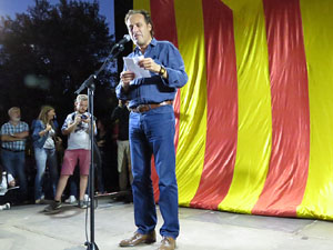 Manifestació 'República!' pels carrers de la ciutat i el Parc de la Devesa