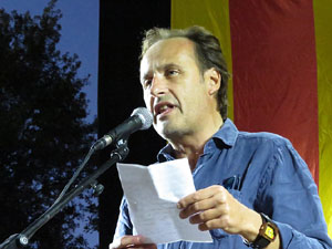 Manifestació 'República!' pels carrers de la ciutat i el Parc de la Devesa