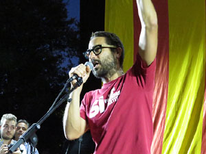 Manifestació 'República!' pels carrers de la ciutat i el Parc de la Devesa