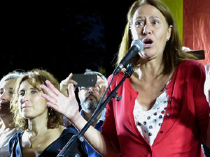 Manifestació 'República!' pels carrers de la ciutat i el Parc de la Devesa