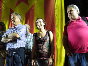 Manifestació 'República!' pels carrers de la ciutat i el Parc de la Devesa