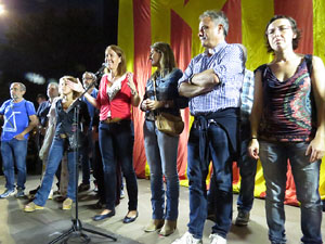 Manifestació 'República!' pels carrers de la ciutat i el Parc de la Devesa