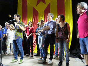 Manifestació 'República!' pels carrers de la ciutat i el Parc de la Devesa