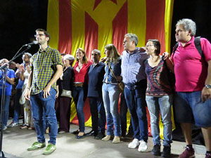 Manifestació 'República!' pels carrers de la ciutat i el Parc de la Devesa