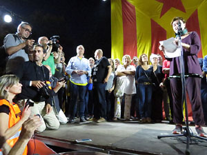 Manifestació 'República!' pels carrers de la ciutat i el Parc de la Devesa