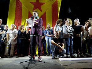 Manifestació 'República!' pels carrers de la ciutat i el Parc de la Devesa