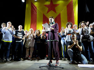 Manifestació 'República!' pels carrers de la ciutat i el Parc de la Devesa