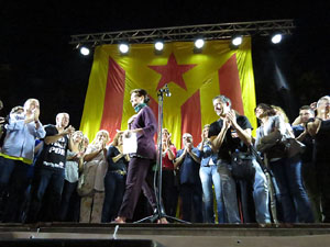 Manifestació 'República!' pels carrers de la ciutat i el Parc de la Devesa