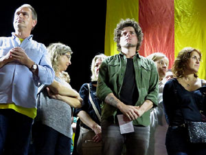 Manifestació 'República!' pels carrers de la ciutat i el Parc de la Devesa