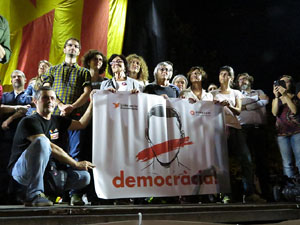 Manifestació 'República!' pels carrers de la ciutat i el Parc de la Devesa