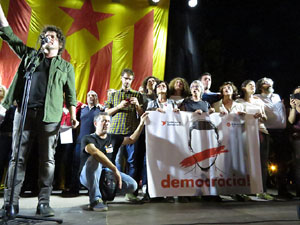 Manifestació 'República!' pels carrers de la ciutat i el Parc de la Devesa